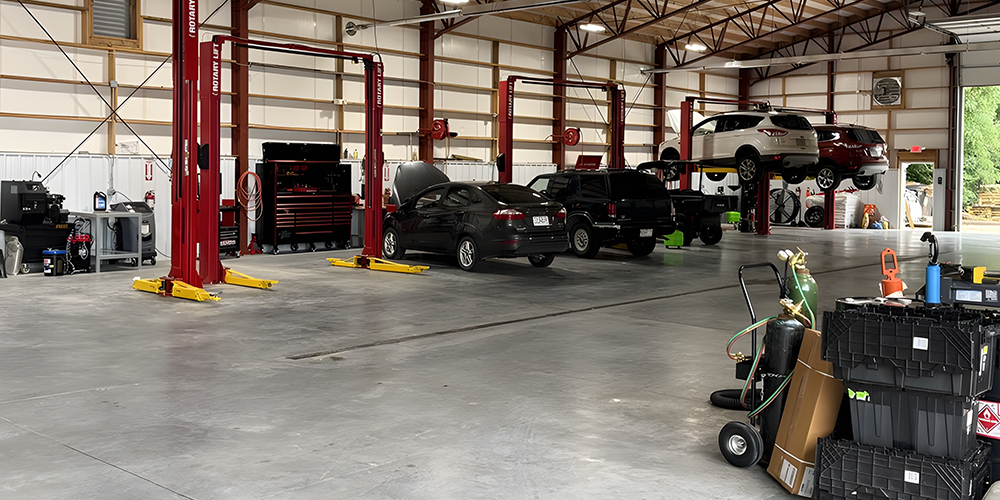 Servicing Vehicle